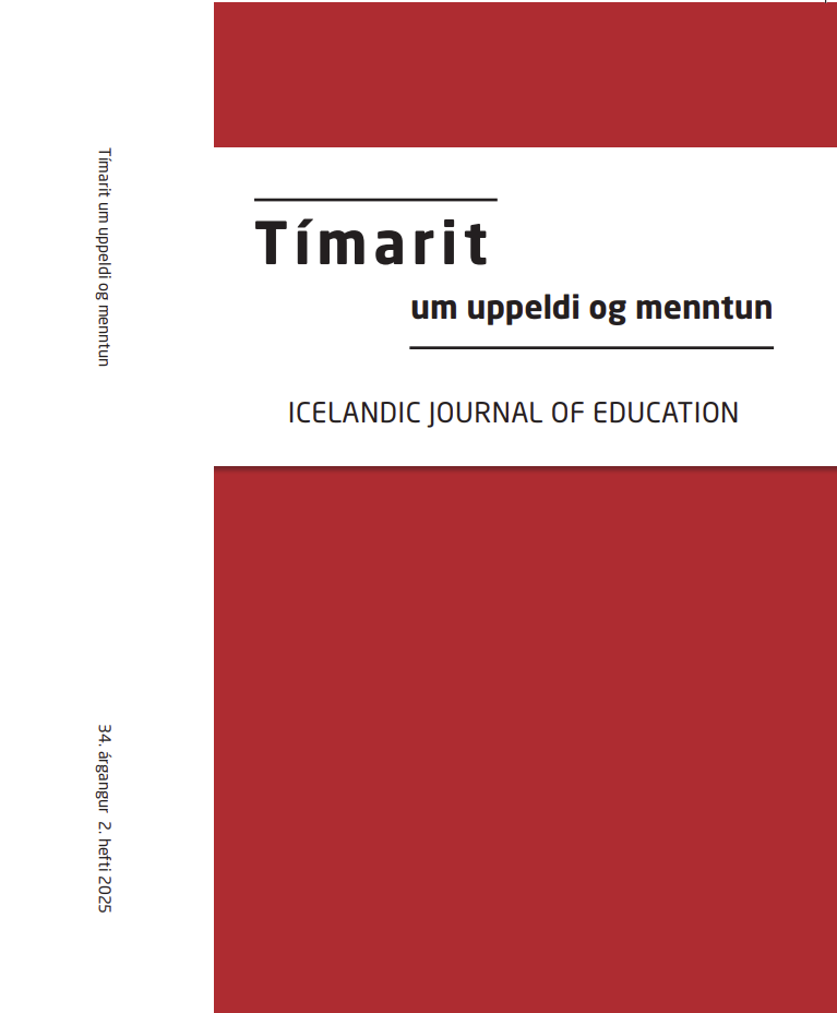 Tímarit um uppeldi og menntun, 34. árgangur, 2. tölublað 2025
