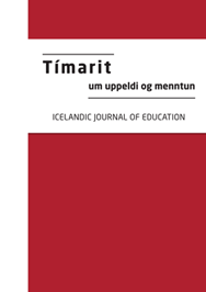 Mynd af forsíðu Tímarits um uppeldi og menntun